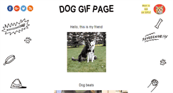 Desktop Screenshot of doggifpage.com