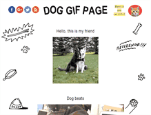 Tablet Screenshot of doggifpage.com